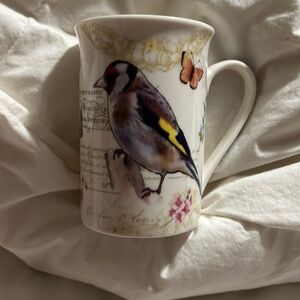 Kent Pottery Coffee Mug Birds & Butterflies